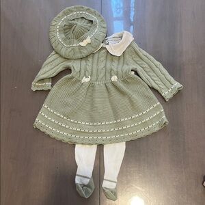 Cupcakes & Cashmere Light Green Knit Ensemble